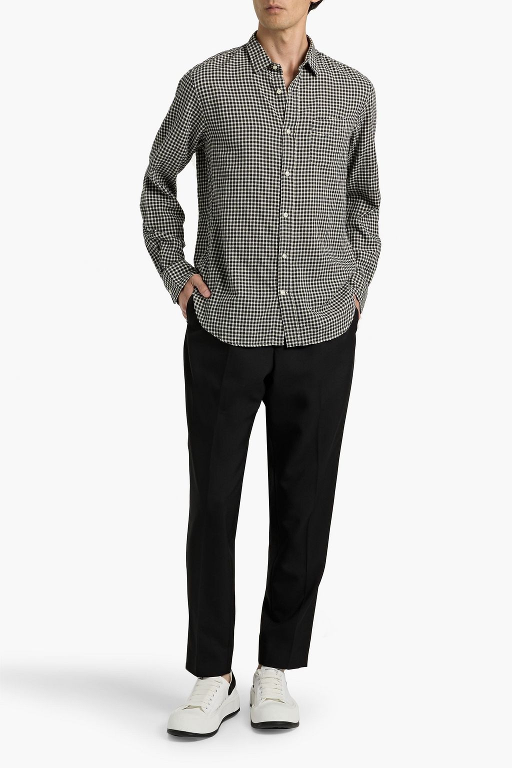 OFFICINE GÉNÉRALE Drew tapered wool pants