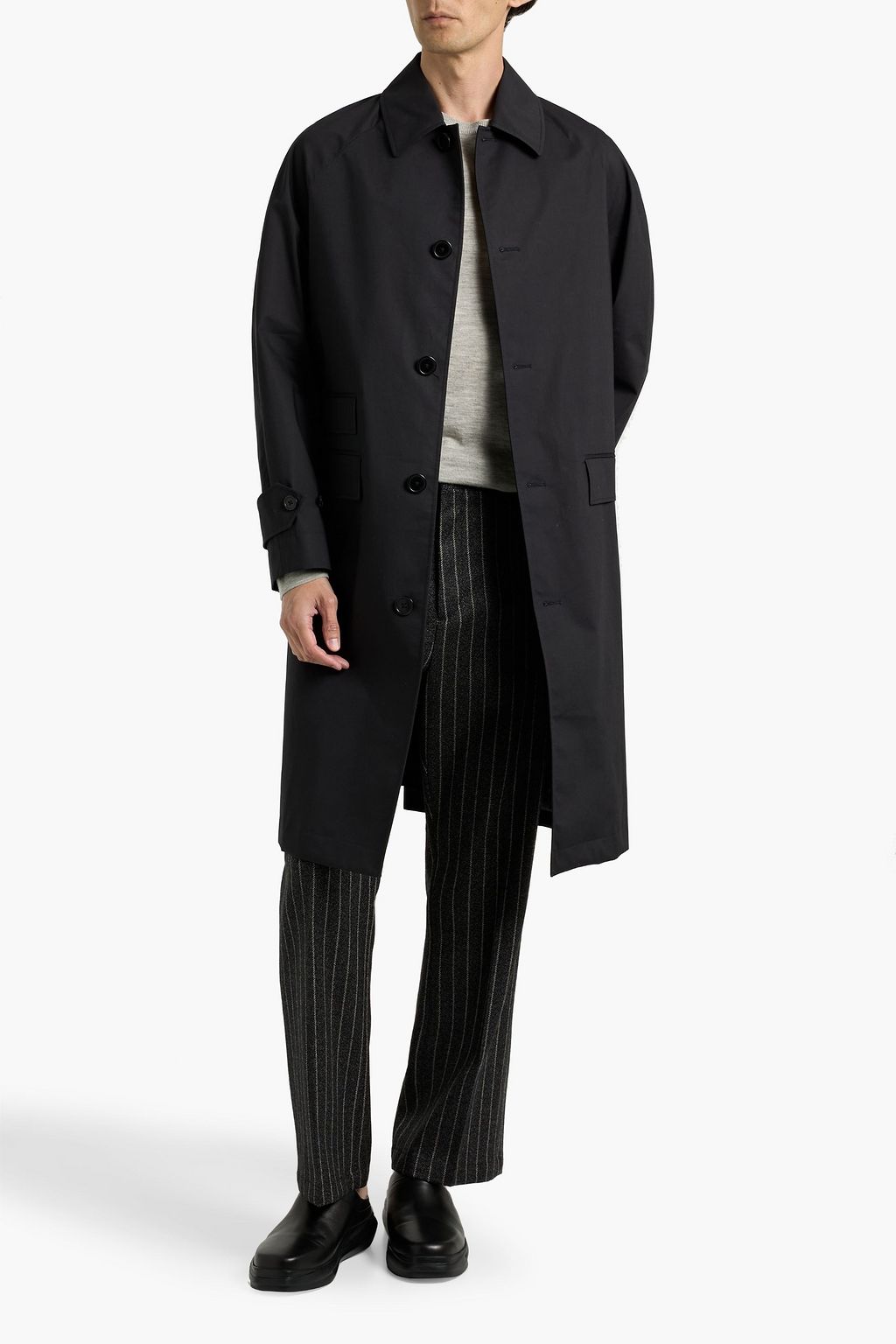 OFFICINE GÉNÉRALE Foster cotton-blend coat