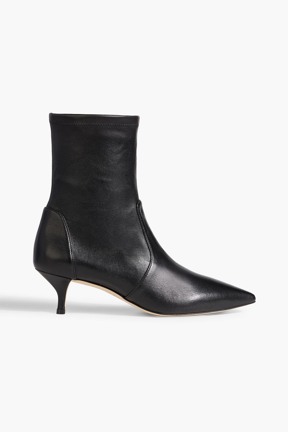 Stuart Weitzman Mara 50 Leather Ankle Boots In Animal Print