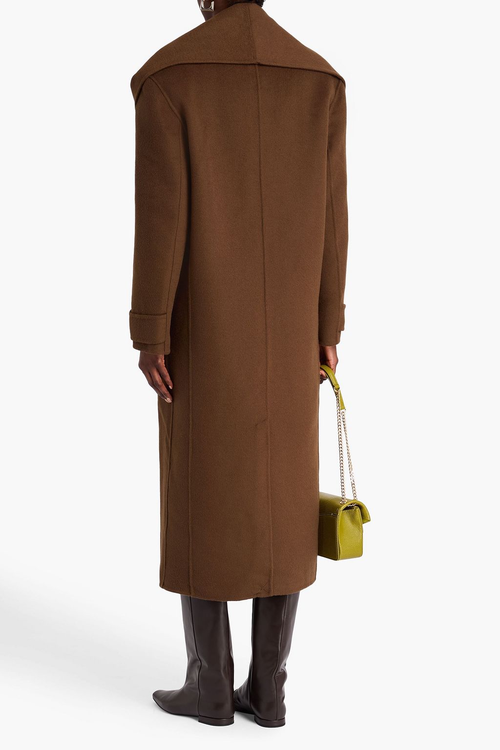 SANDRO ウールフェルト ダブルブレストコート