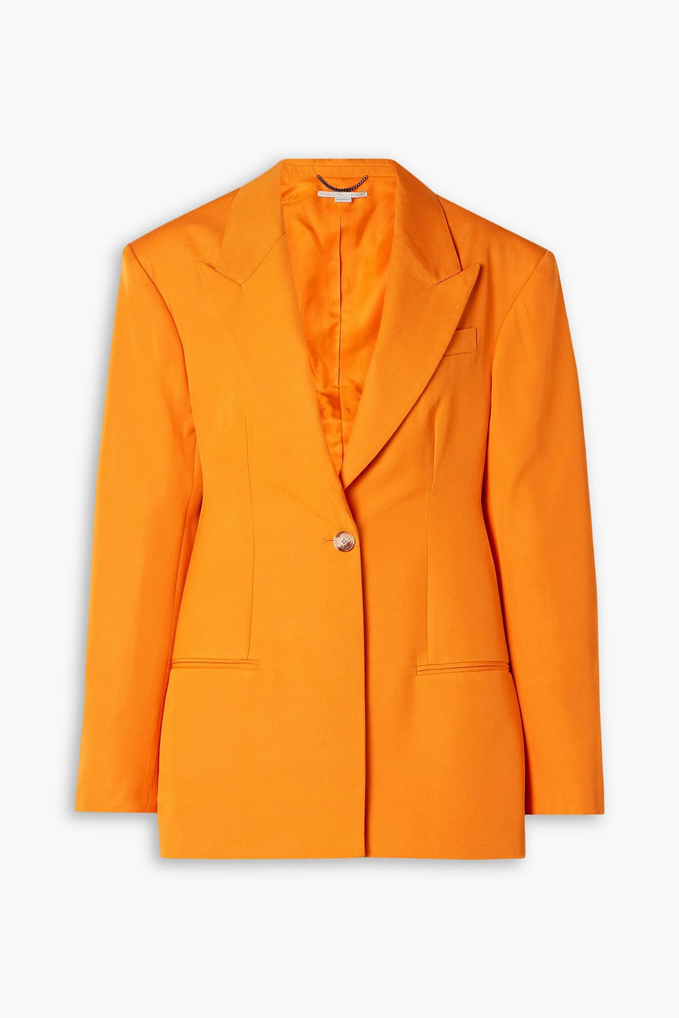 Stella Mccartney Dupioni Blazer In Orange