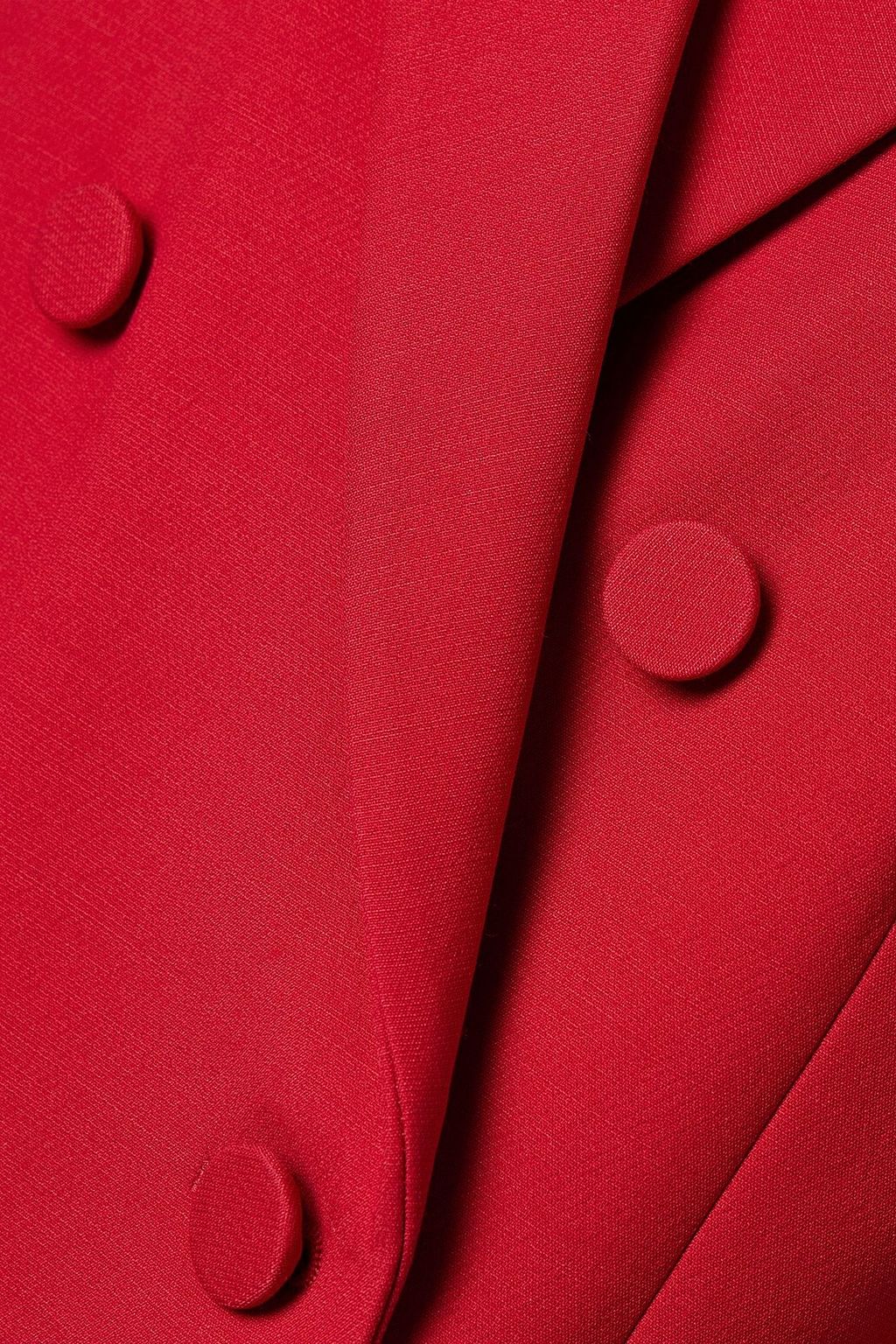 VALENTINO GARAVANI Double-breasted wool and silk-blend crepe blazer