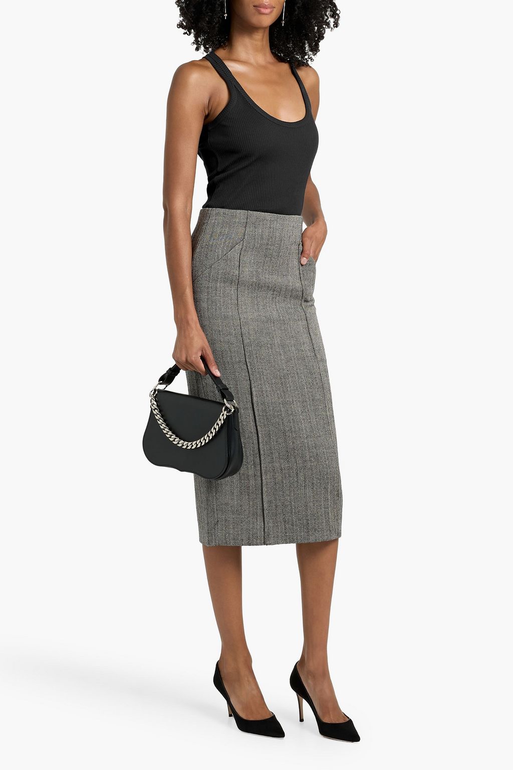 BRUNELLO CUCINELLI Ribbed cotton-jersey tank