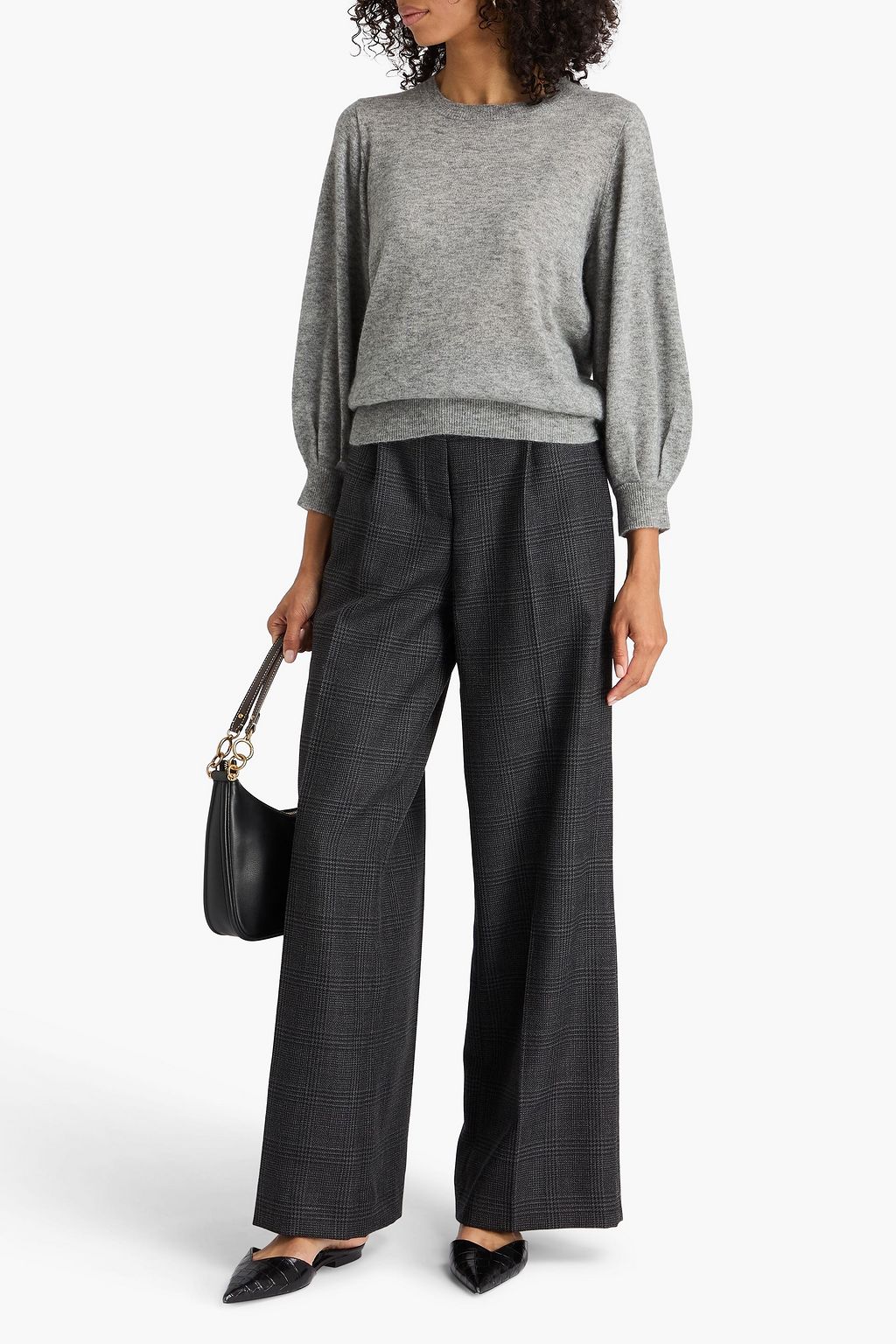 AUTUMN CASHMERE Cashmere and silk-blend sweater