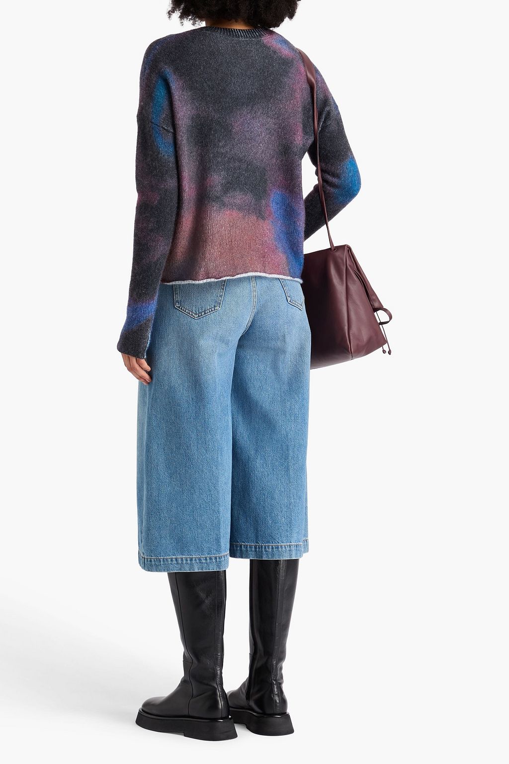 AUTUMN CASHMERE Tie-dyed cashmere sweater