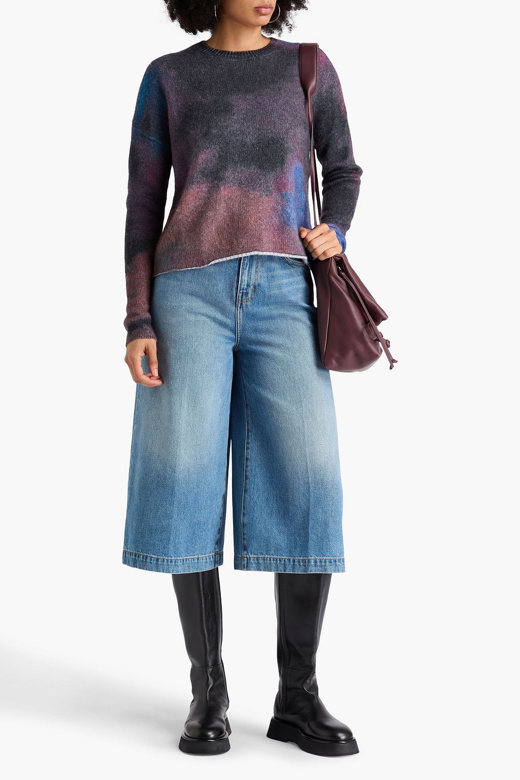 AUTUMN CASHMERE Tie-dyed cashmere sweater