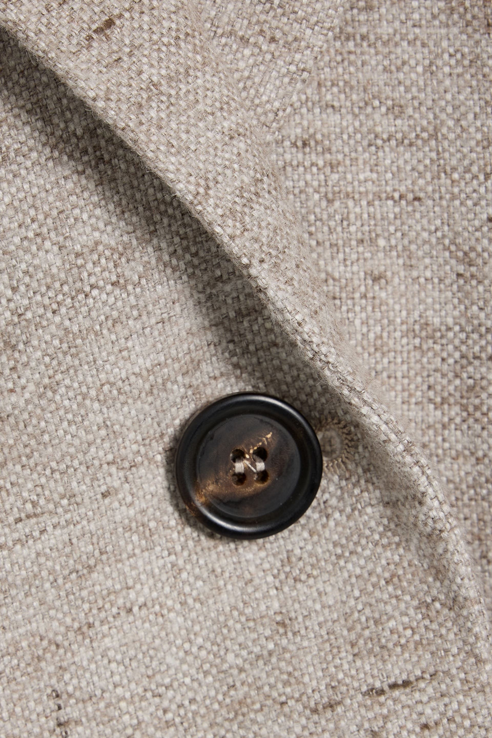 Brunello Cucinelli Linen Blazer In Neutral