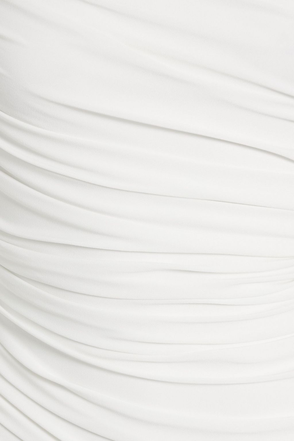 NORMA KAMALI One-shoulder ruched stretch-jersey midi dress