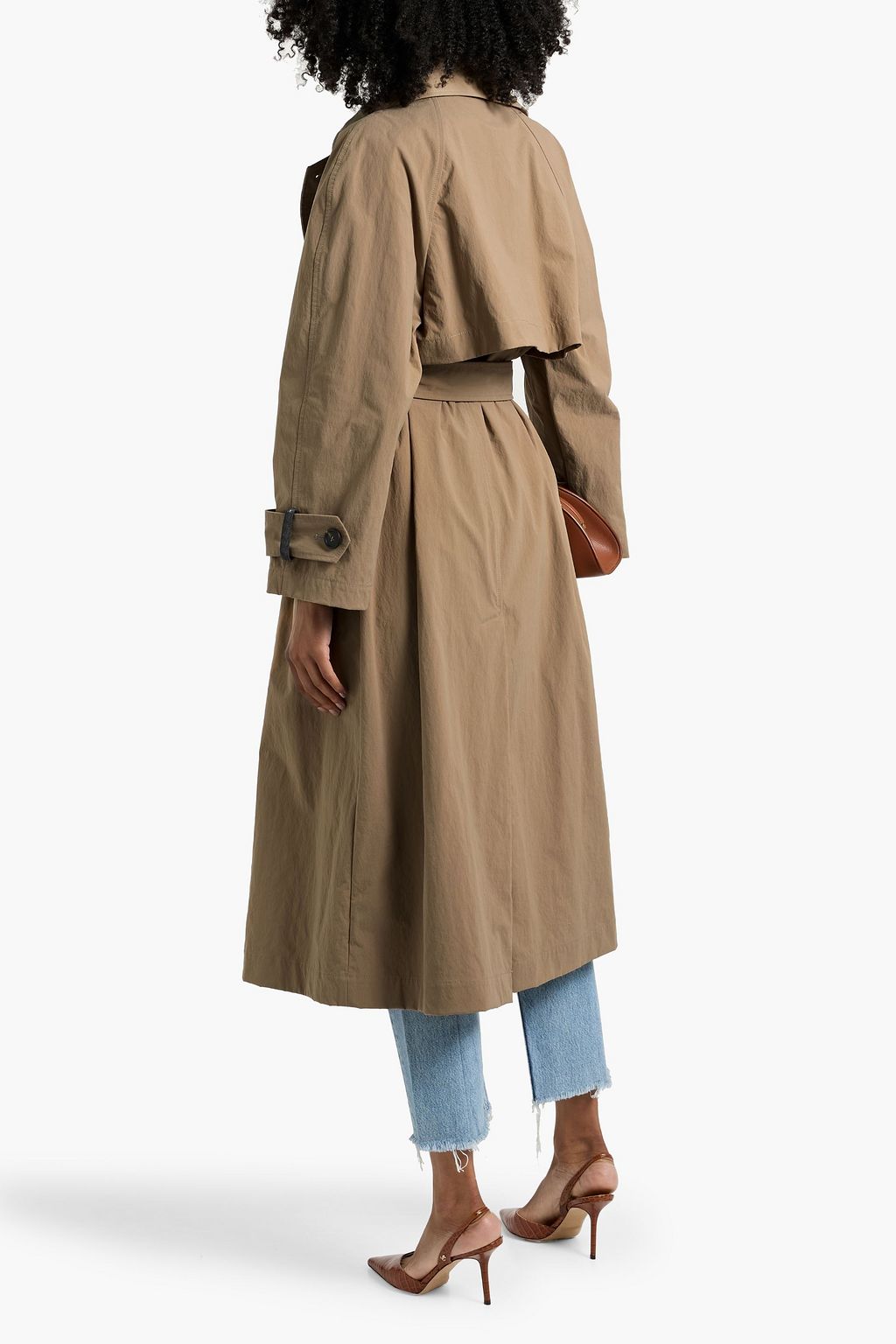 BRUNELLO CUCINELLI Canvas trench coat