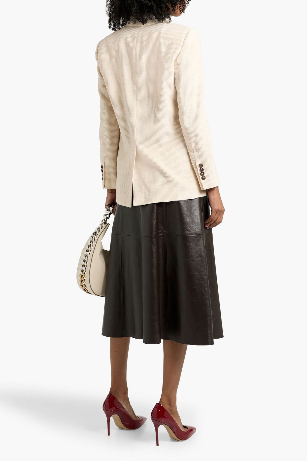 BRUNELLO CUCINELLI Double-breasted corduroy blazer