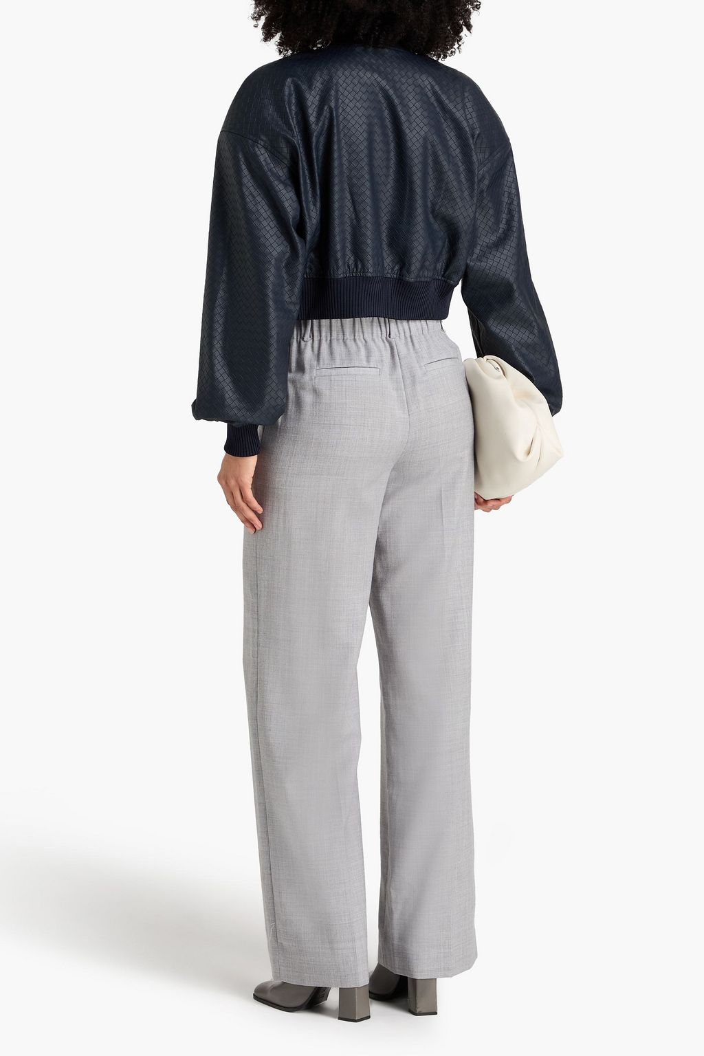 ROTATE BIRGER CHRISTENSEN 크롭 보머 재킷