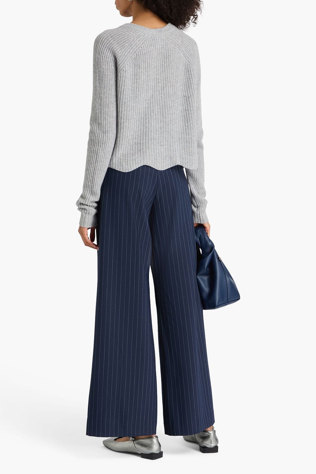 AUTUMN CASHMERE Ribbed cashmere sweater