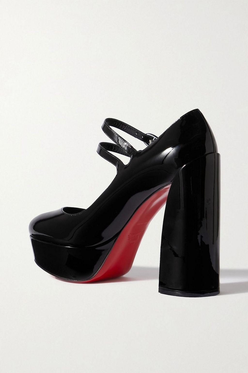 CHRISTIAN LOUBOUTIN Movida Jane 130 patent-leather platform pumps