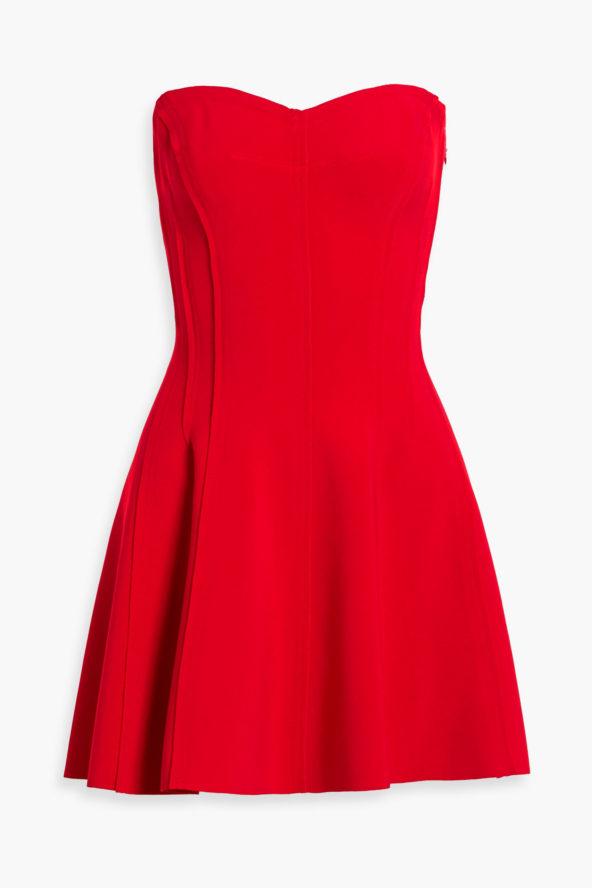 Norma Kamali - Grace strapless stretch-jersey mini dress | Plush Norma Kamali - Grace strapless stretch-jersey mini dress | Plush