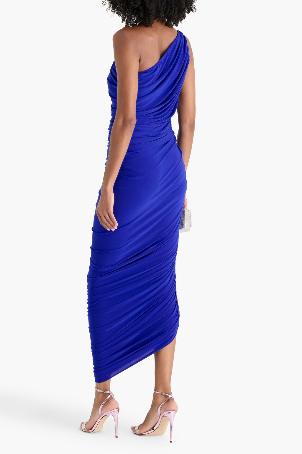 NORMA KAMALI One-shoulder asymmetric stretch-jersey dress