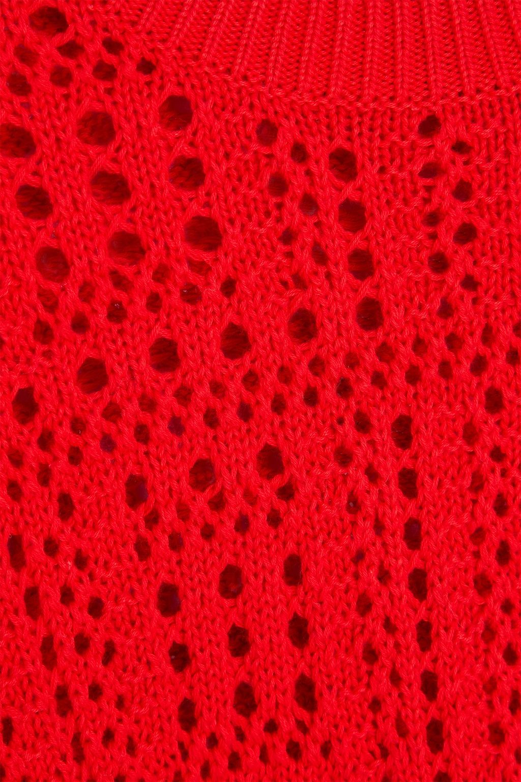 COTTON BY AUTUMN CASHMERE Pointelle-knit cotton sweater