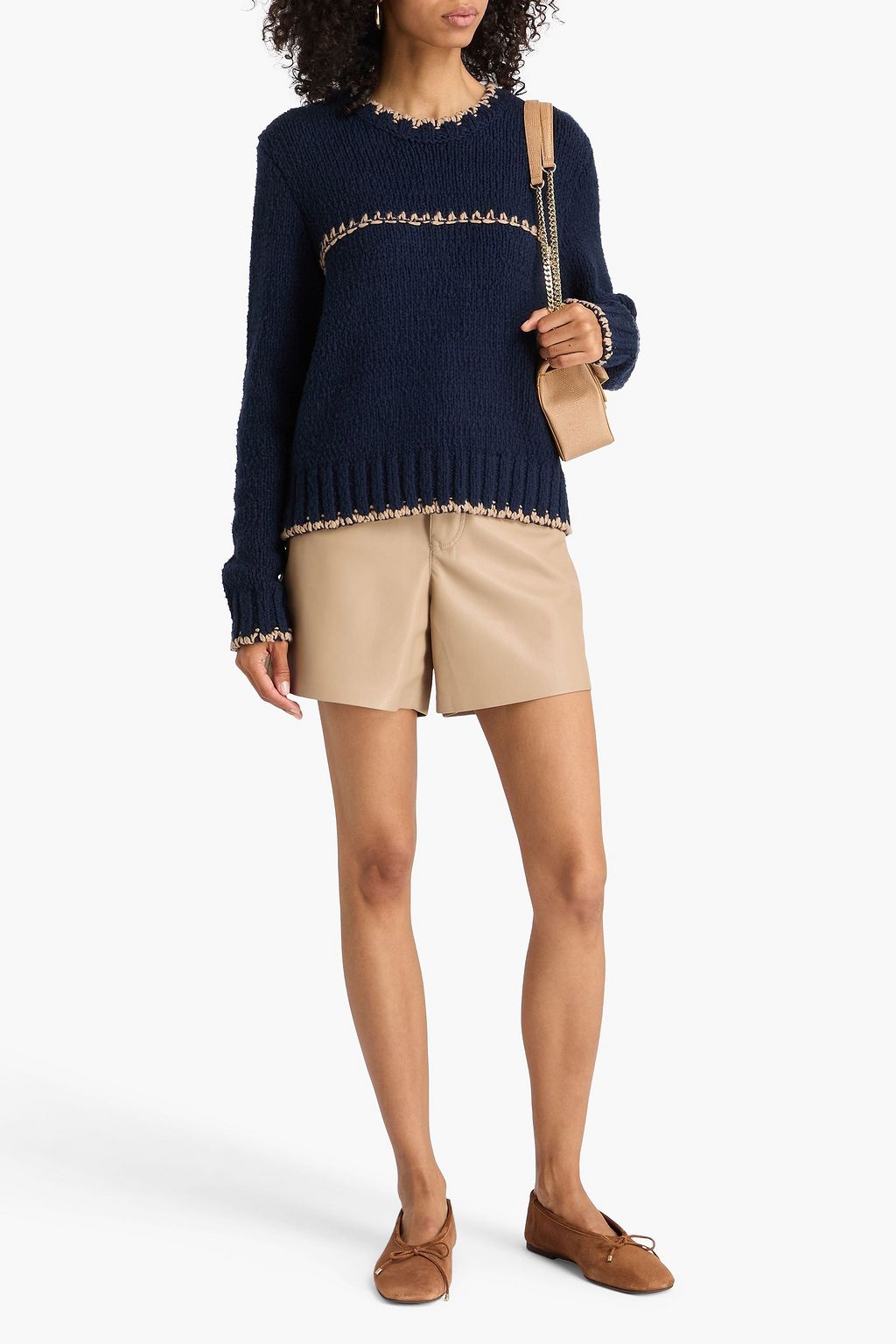 COTTON BY AUTUMN CASHMERE كنزة رياضية من القطن