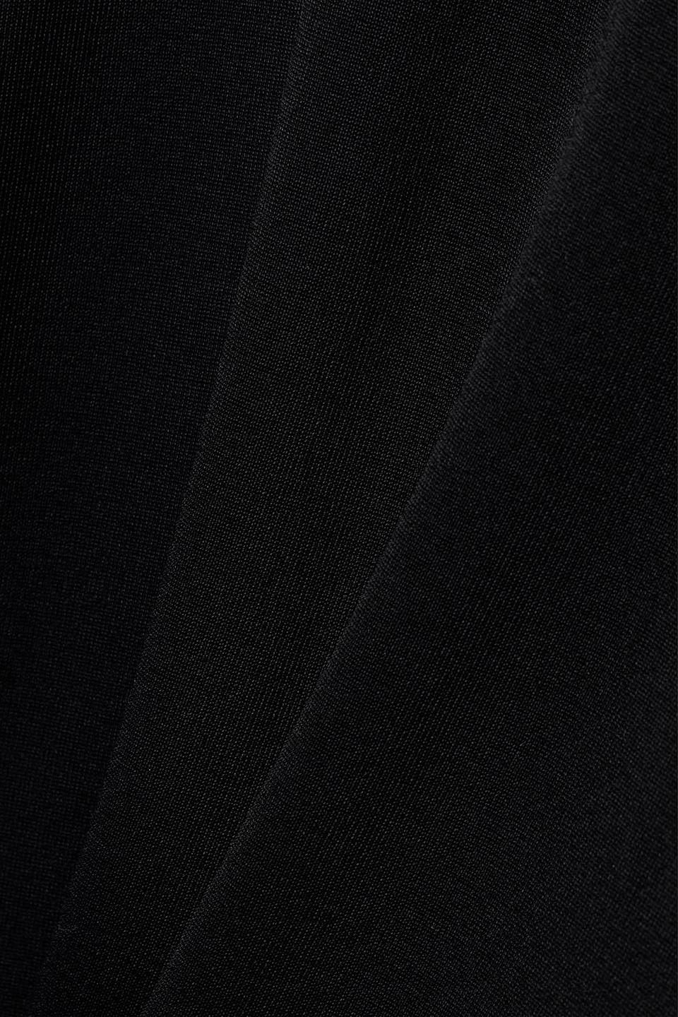 Ferragamo Cutout Stretch-knit Midi Dress In Black