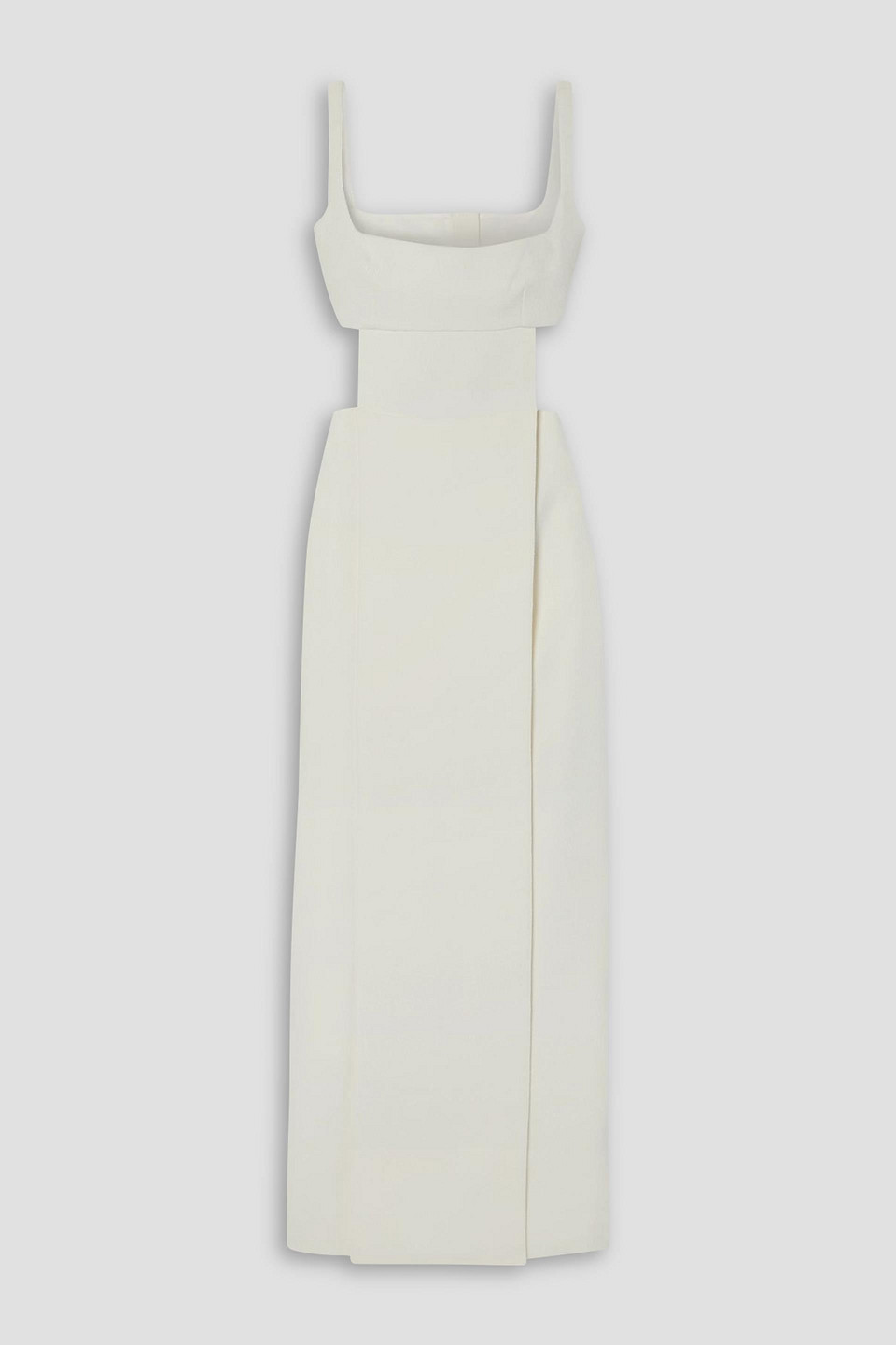 Emilia Wickstead Dasha Cutout Crepe Gown In White