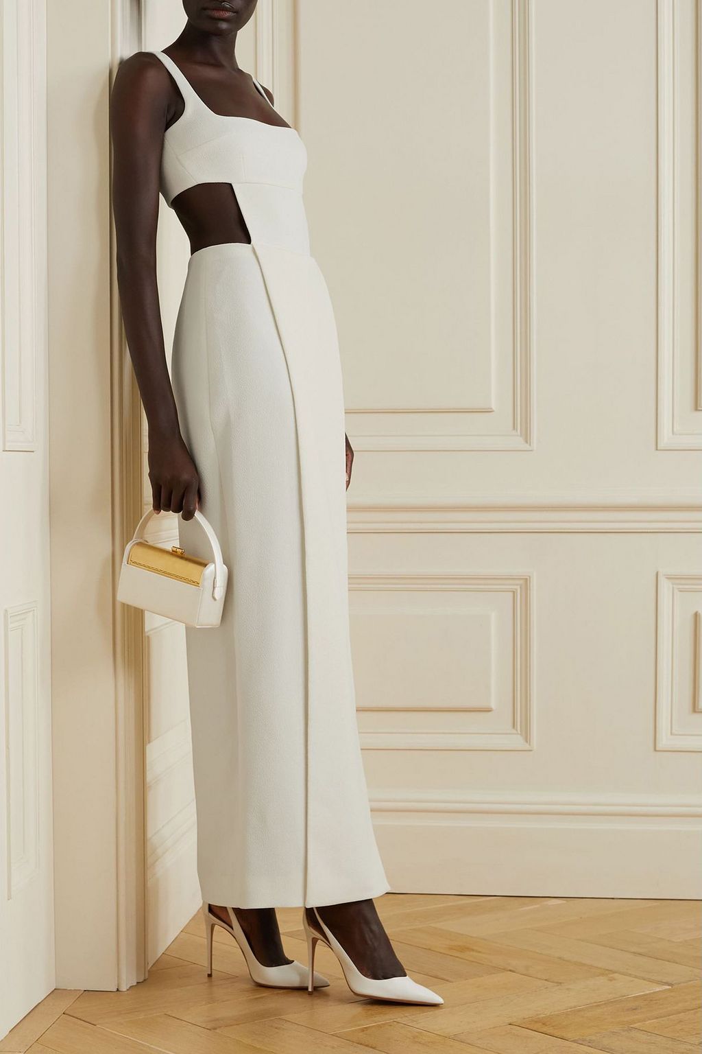 EMILIA WICKSTEAD Dasha cutout crepe gown