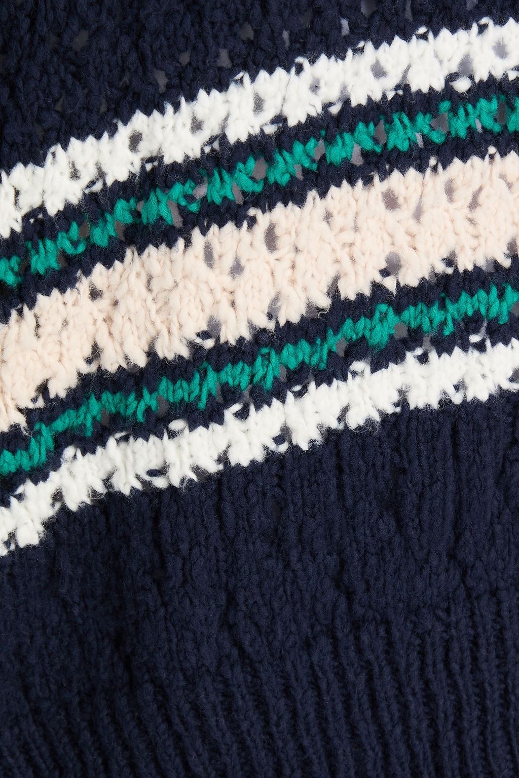 COTTON BY AUTUMN CASHMERE Striped cotton sweater