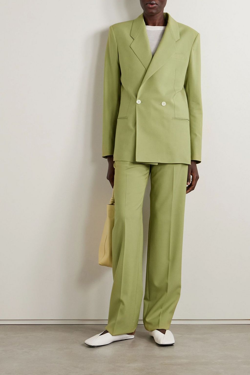 GIULIVA HERITAGE The Janice wool-twill straight-leg pants