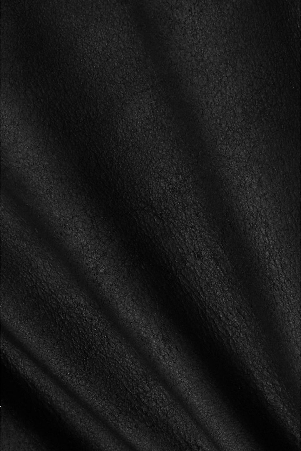 RICK OWENS Asymmetric leather maxi skirt