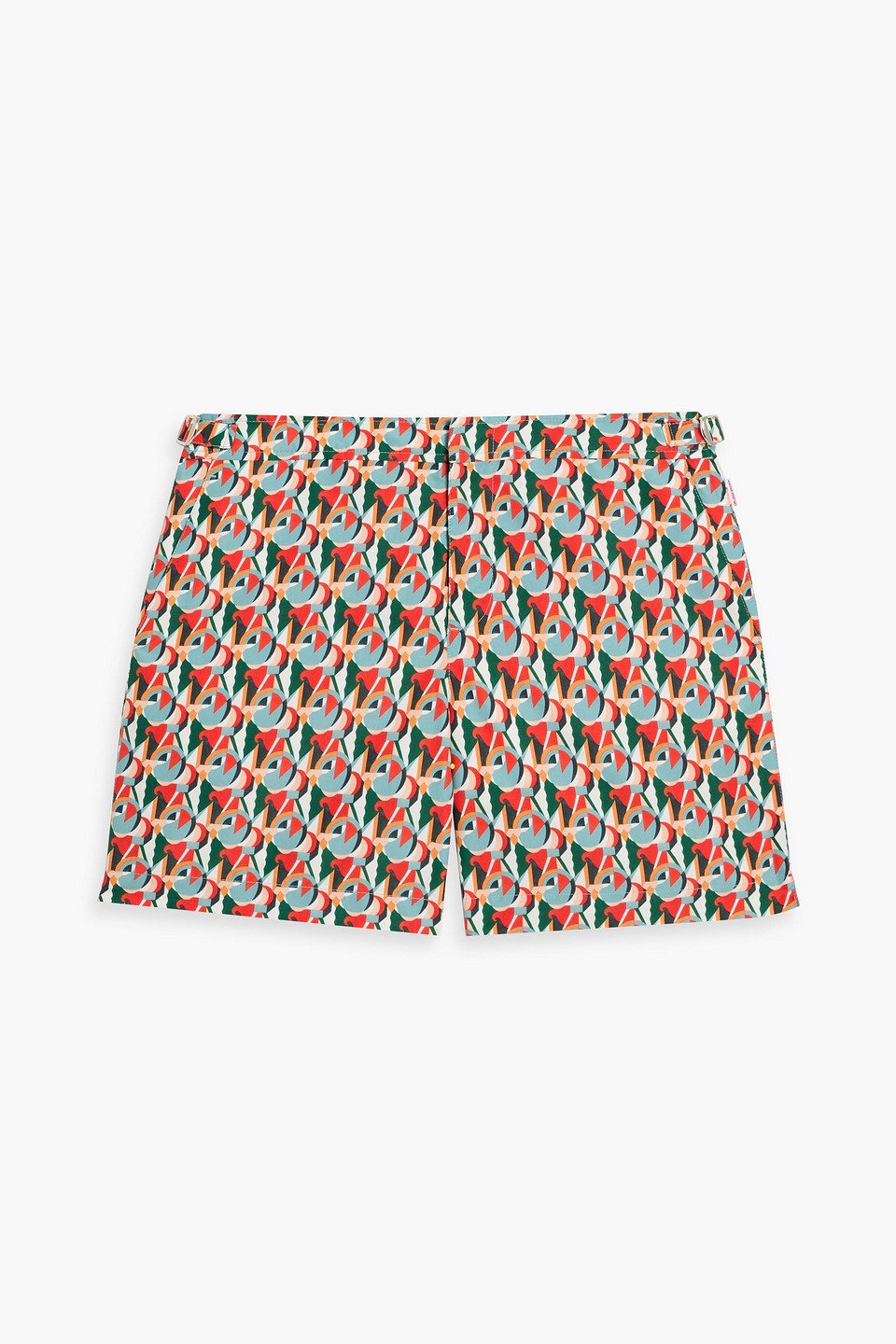 Bulldog mid-length printed swim shorts
