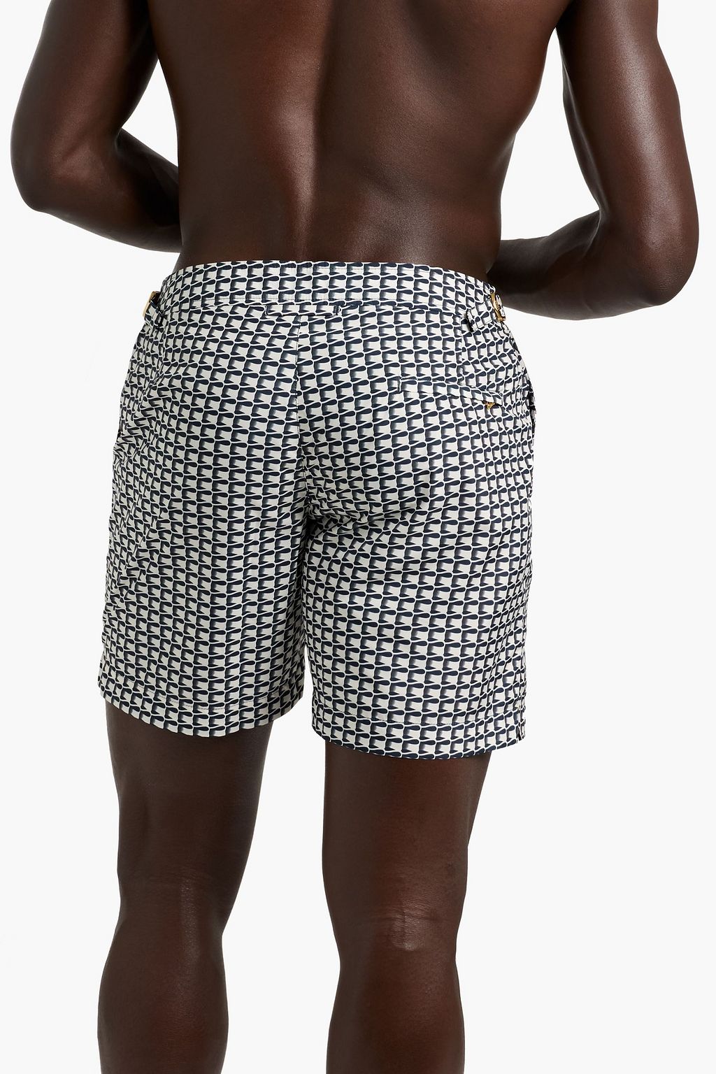 ORLEBAR BROWN ミディアムレングス スイムショートパンツ プリント入り