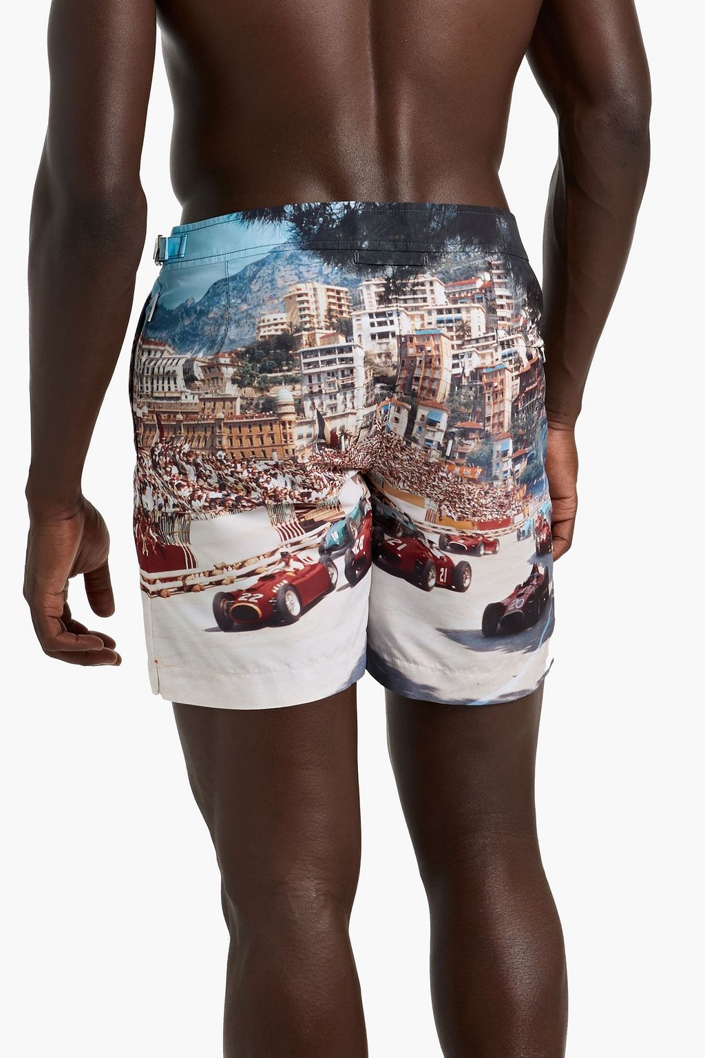ORLEBAR BROWN Bulldog mid-length printed swim shorts