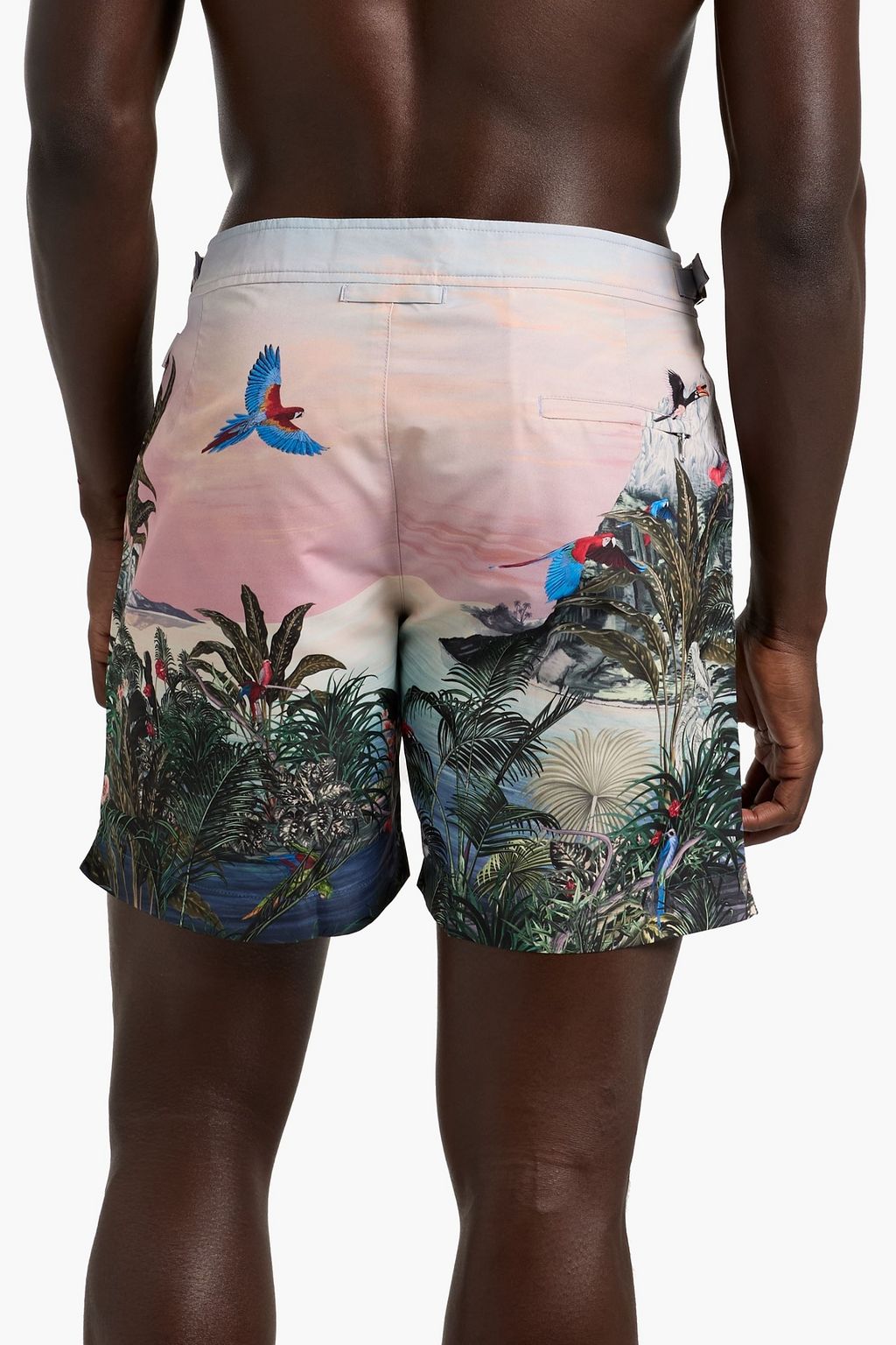 ORLEBAR BROWN Bulldog mid-length printed swim shorts