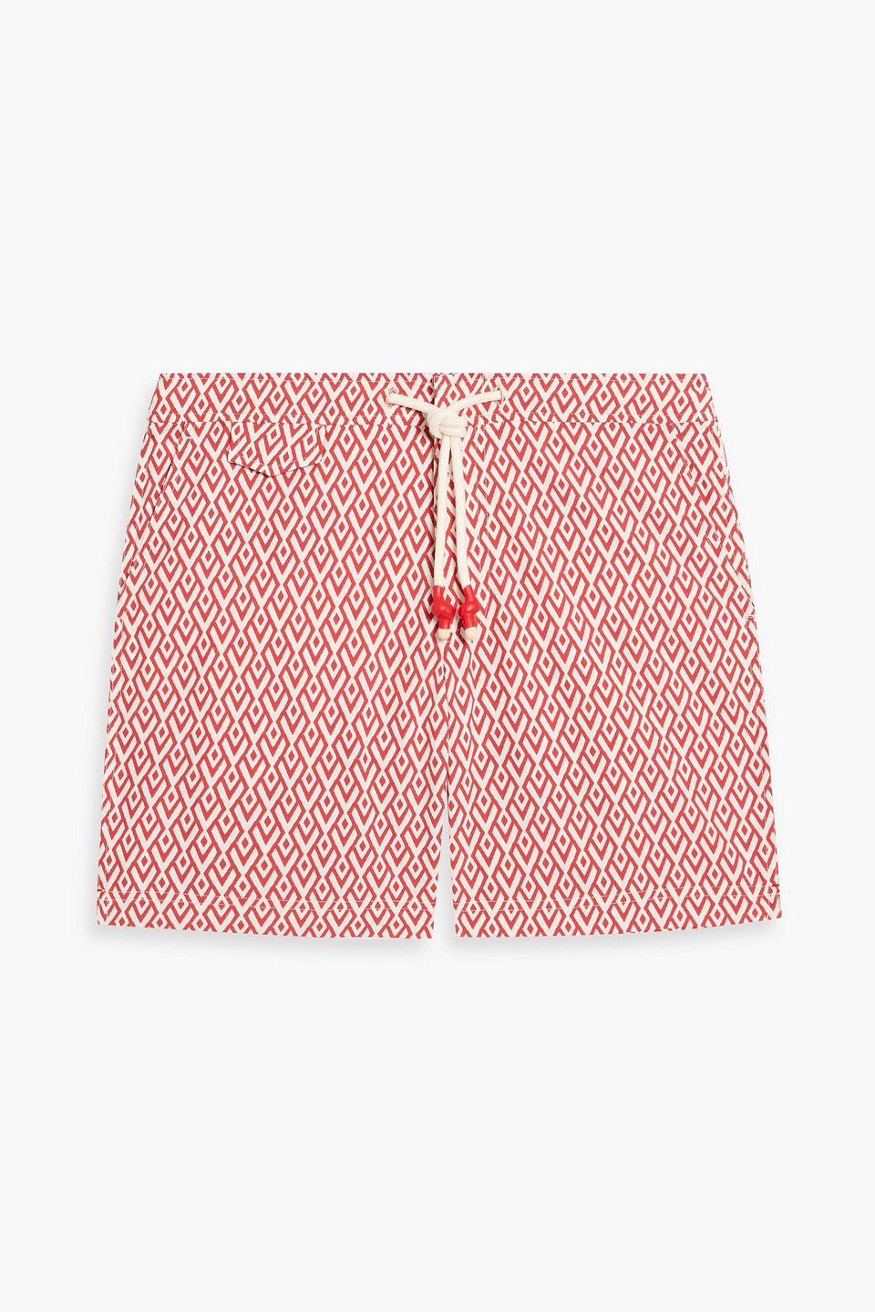 Standard printed mid-length swim shorts