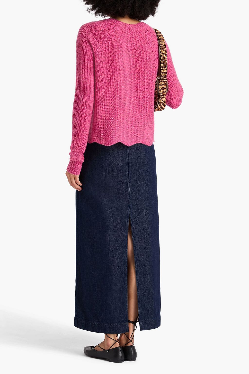 AUTUMN CASHMERE Marled cashmere sweater