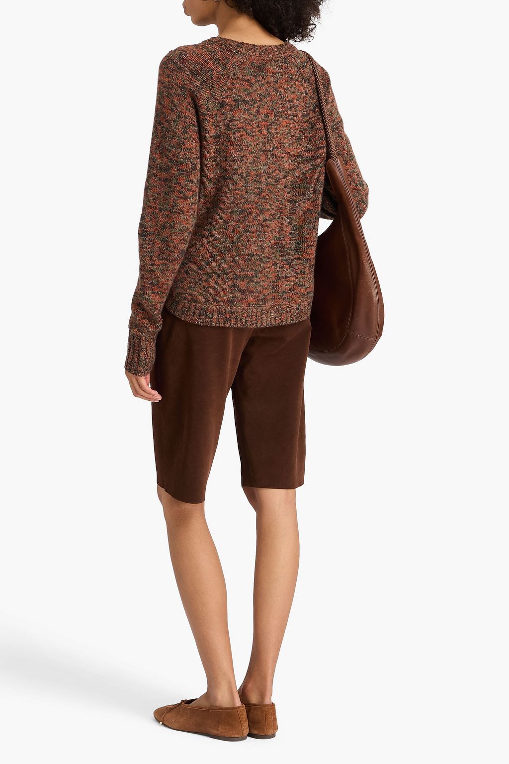 AUTUMN CASHMERE Marled cashmere sweater