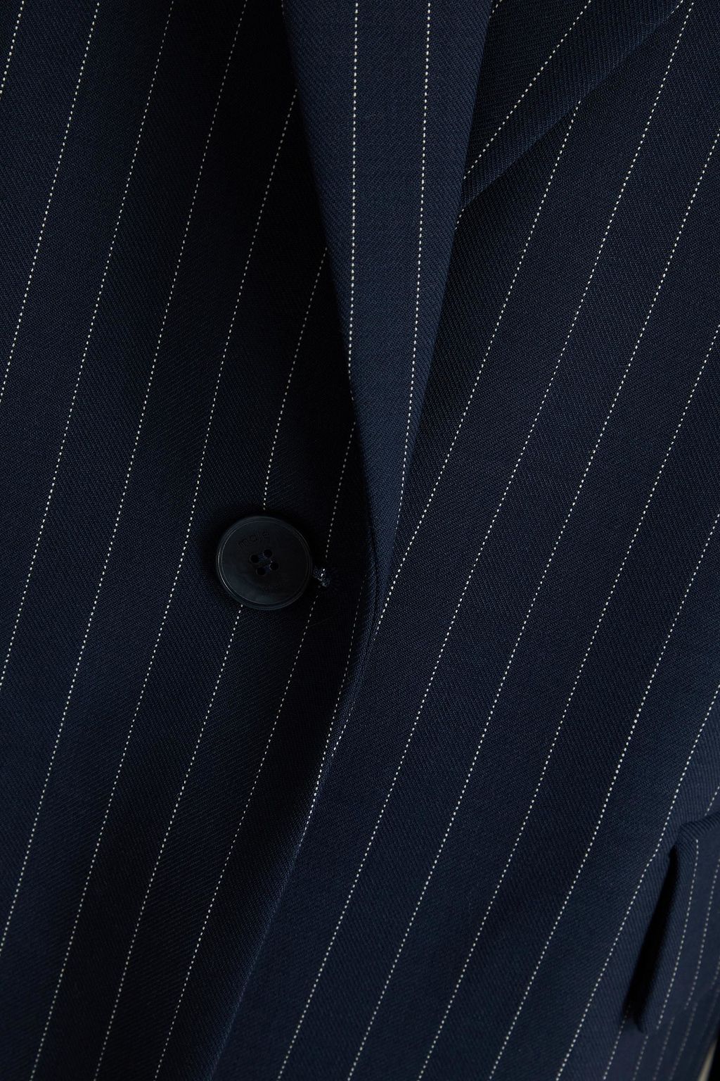 MAJE Pinstriped wool-blend twill blazer