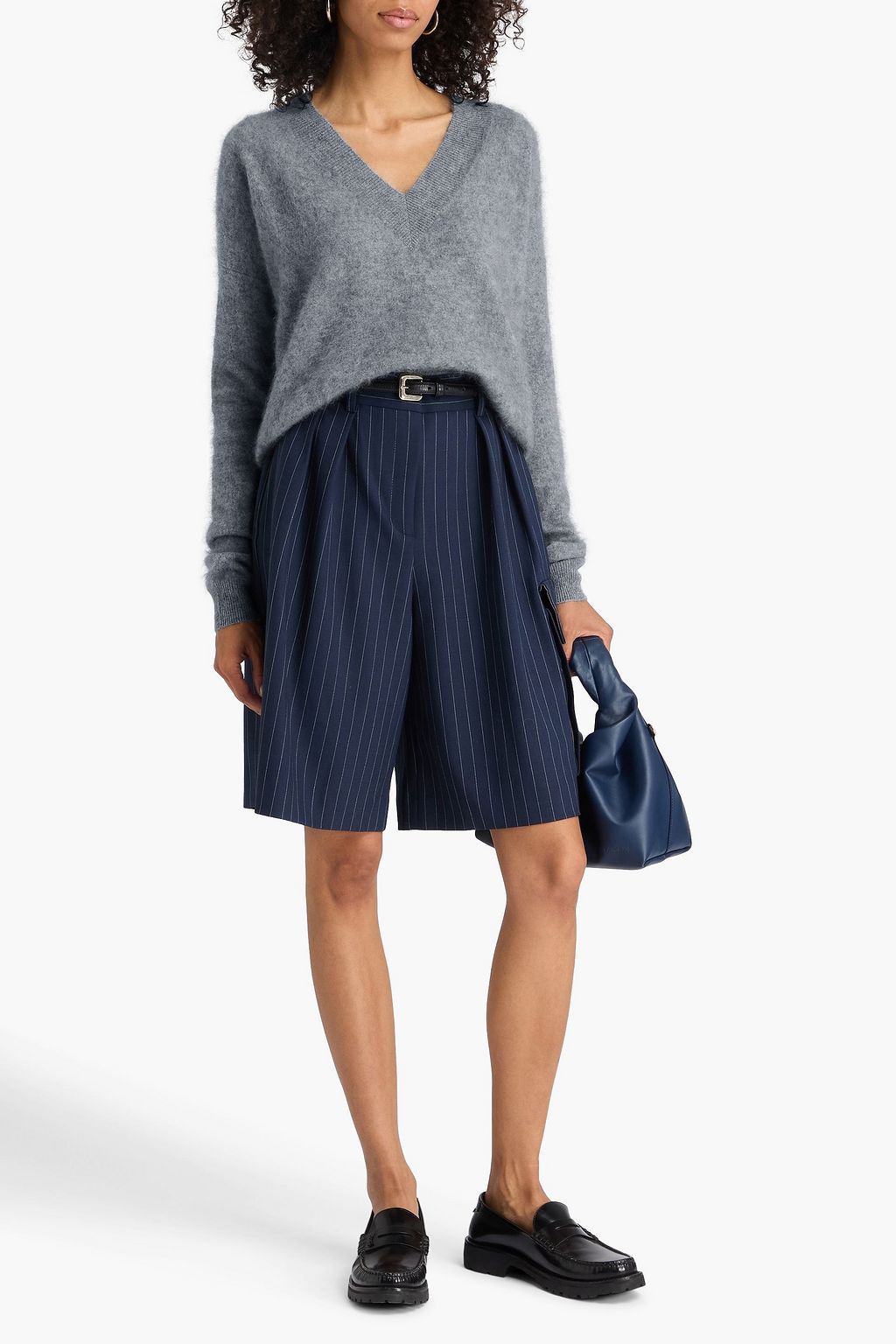 AUTUMN CASHMERE 멜란지 캐시미어 스웨터