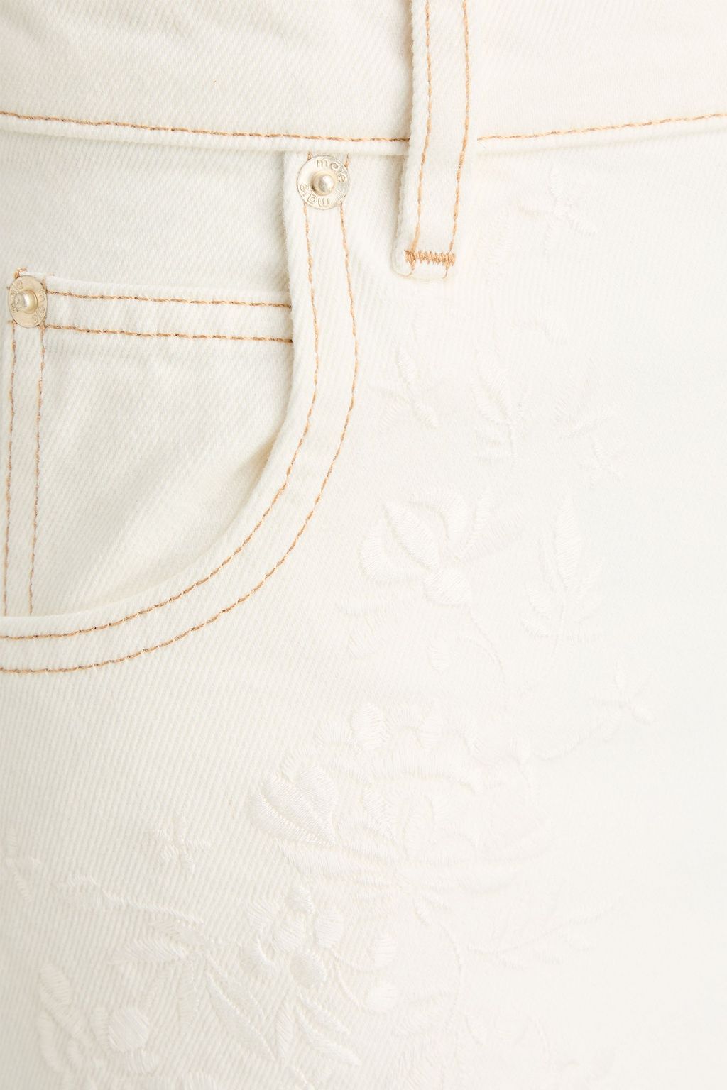 MAJE High-rise wide-leg jeans