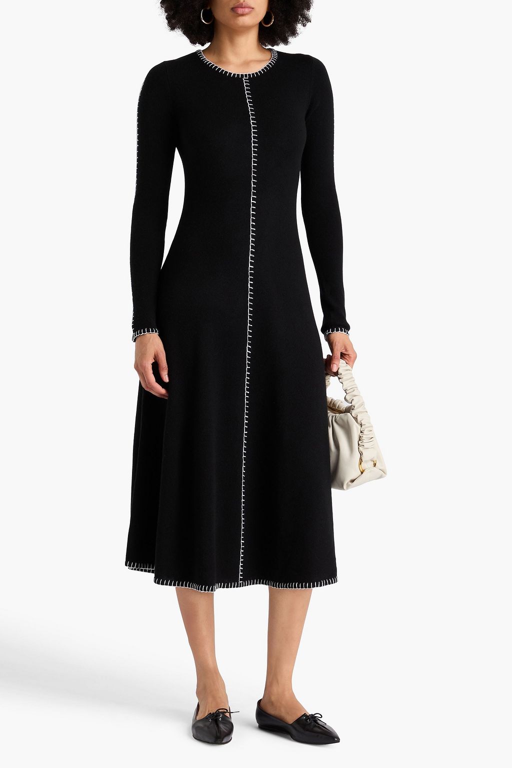 AUTUMN CASHMERE Cashmere midi dress