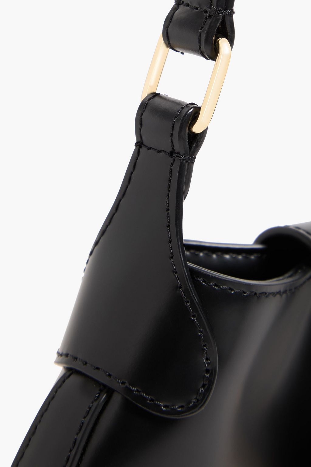 SANDRO Leather shoulder bag