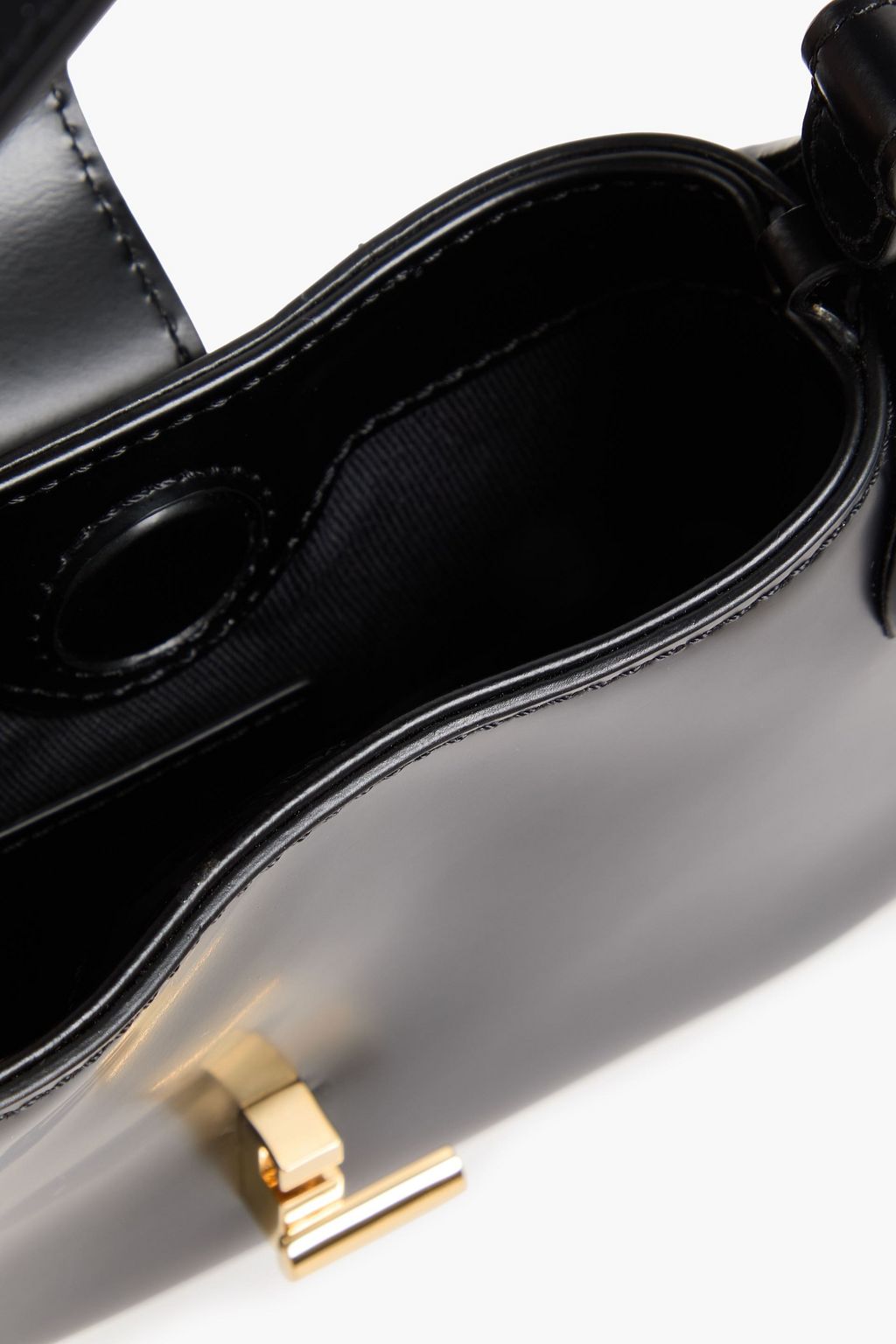 SANDRO Leather shoulder bag
