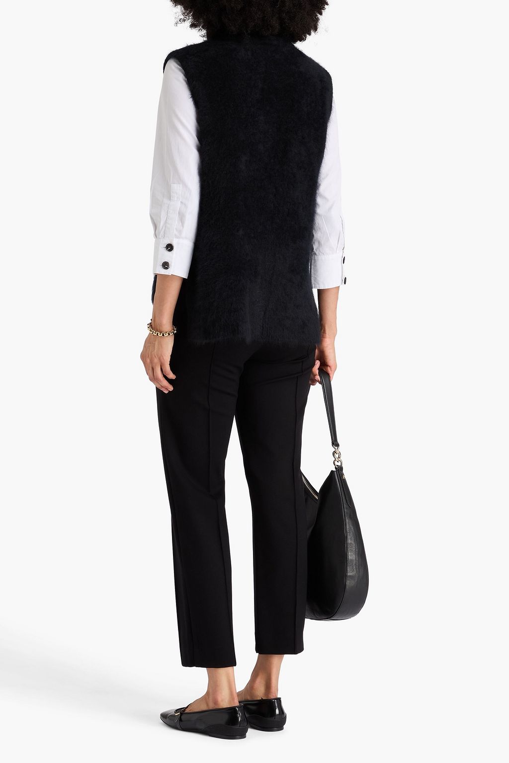 AUTUMN CASHMERE Cashmere turtleneck vest