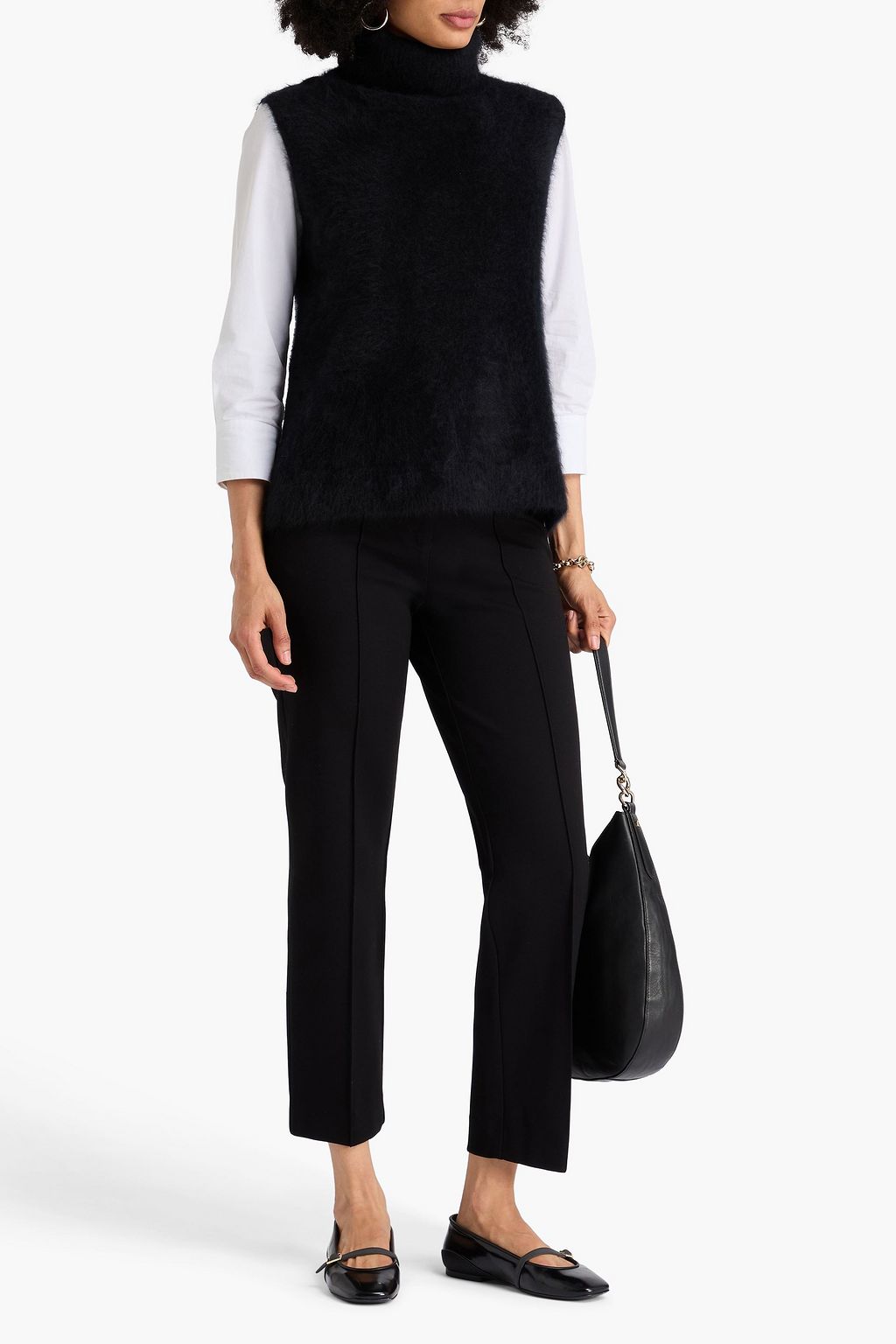 AUTUMN CASHMERE Cashmere turtleneck vest