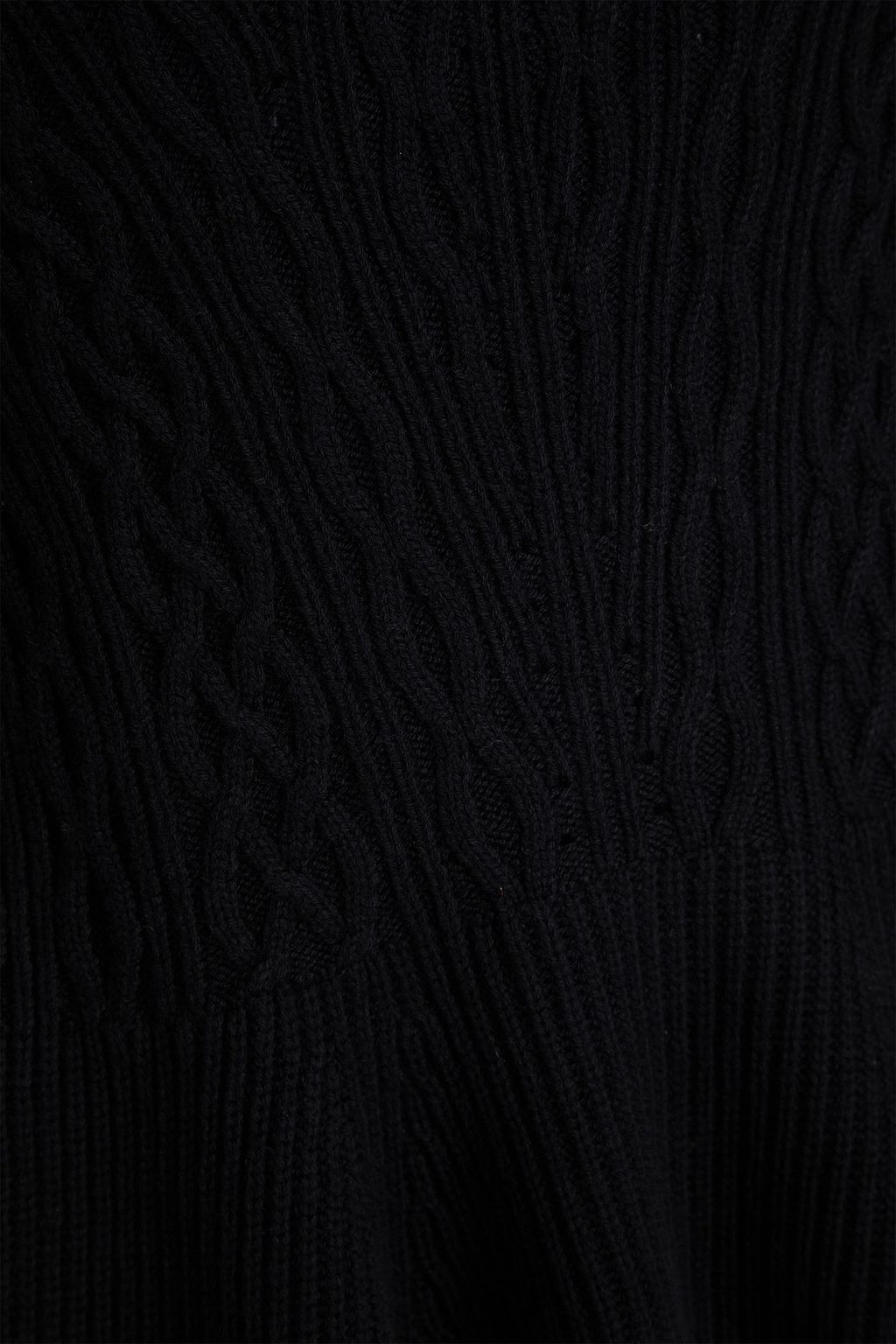 SIMKHAI Susanna cable-knit cotton-blend sweater