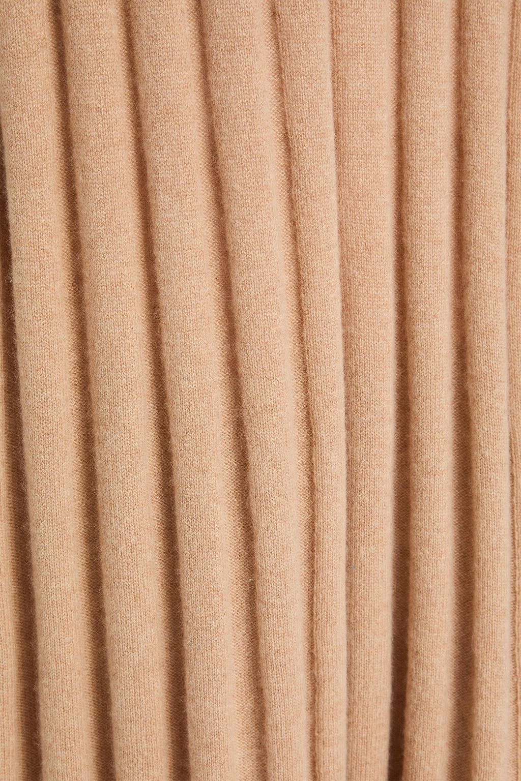 AUTUMN CASHMERE Ribbed cashmere midi dress