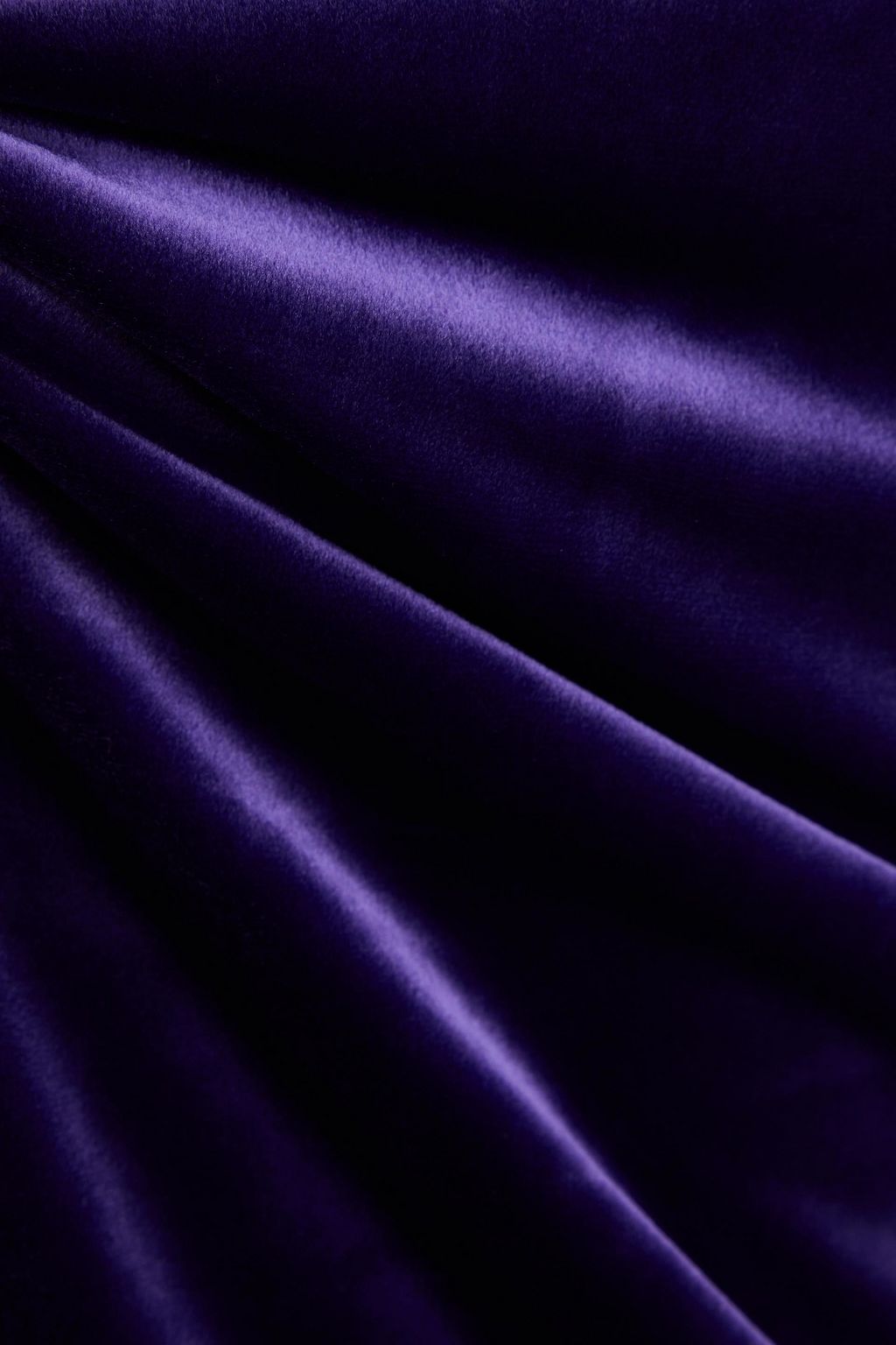 ALEX PERRY Open-back velvet mini dress