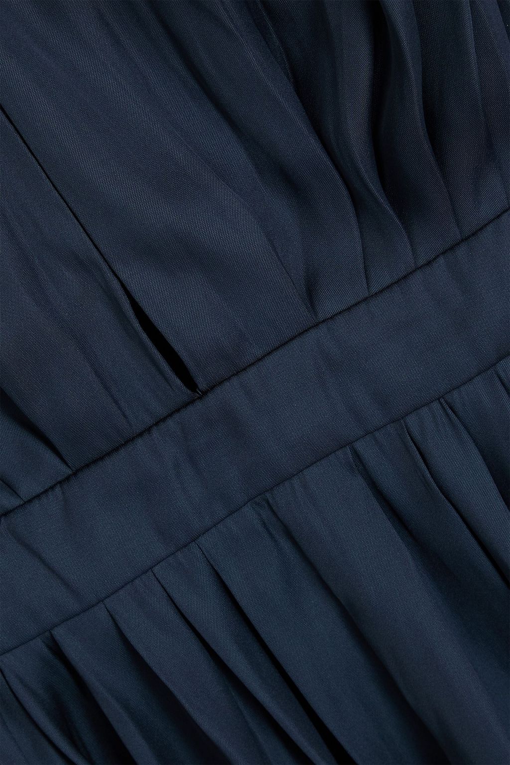 MAJE Minikleid aus Satin mit Falten