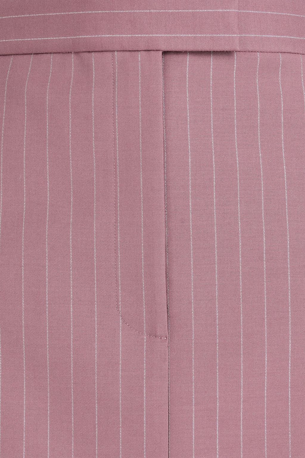 ALEX PERRY Pinstriped twill mini skirt