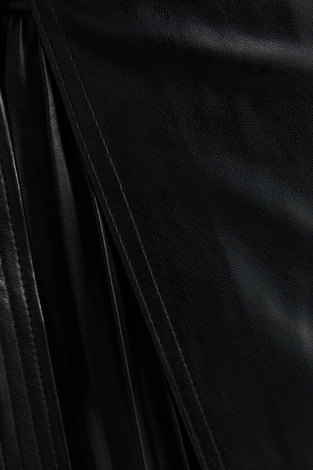 SIMKHAI Mar pleated midi wrap skirt