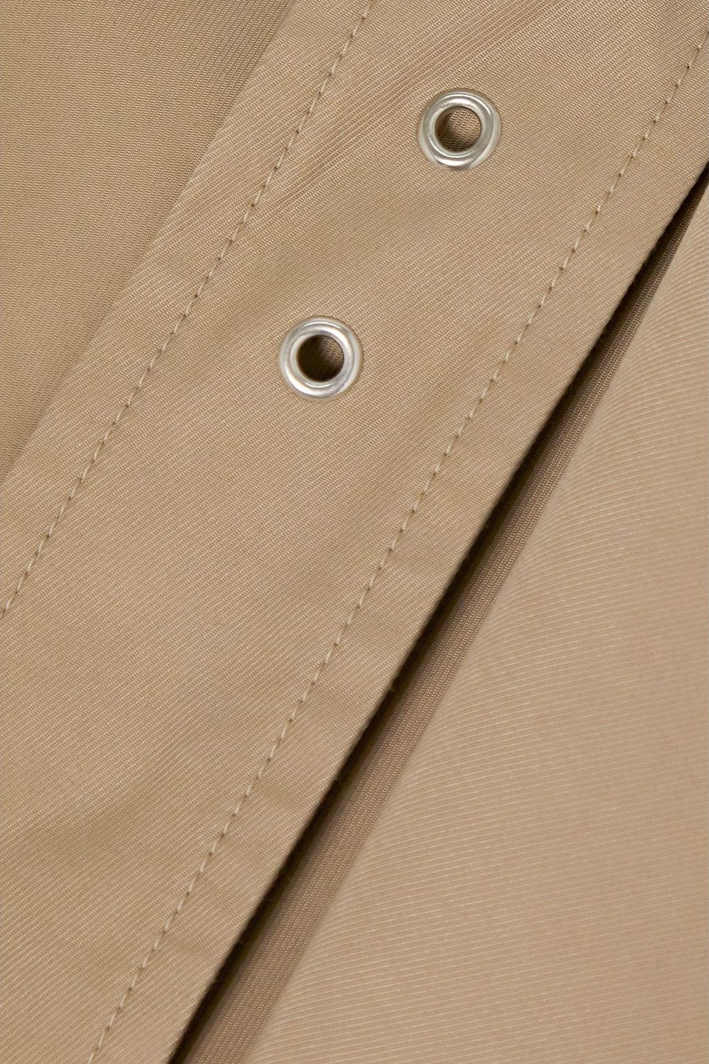 BALENCIAGA Belted cotton-blend twill coat