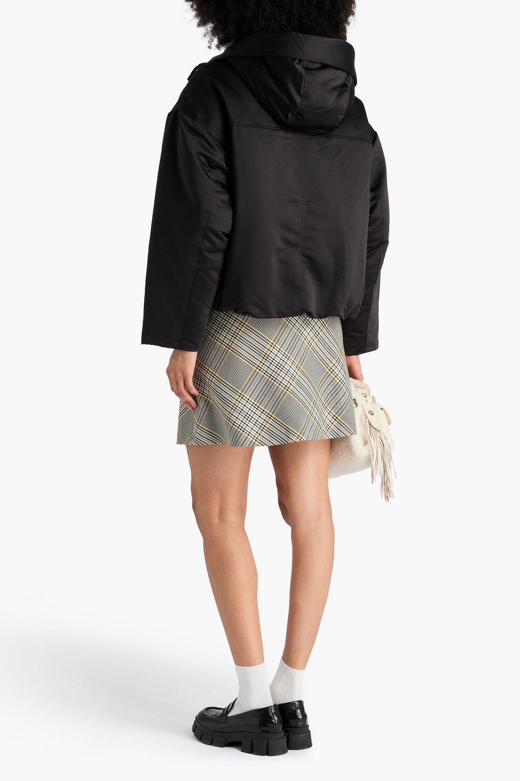 MAJE Shell hooded jacket